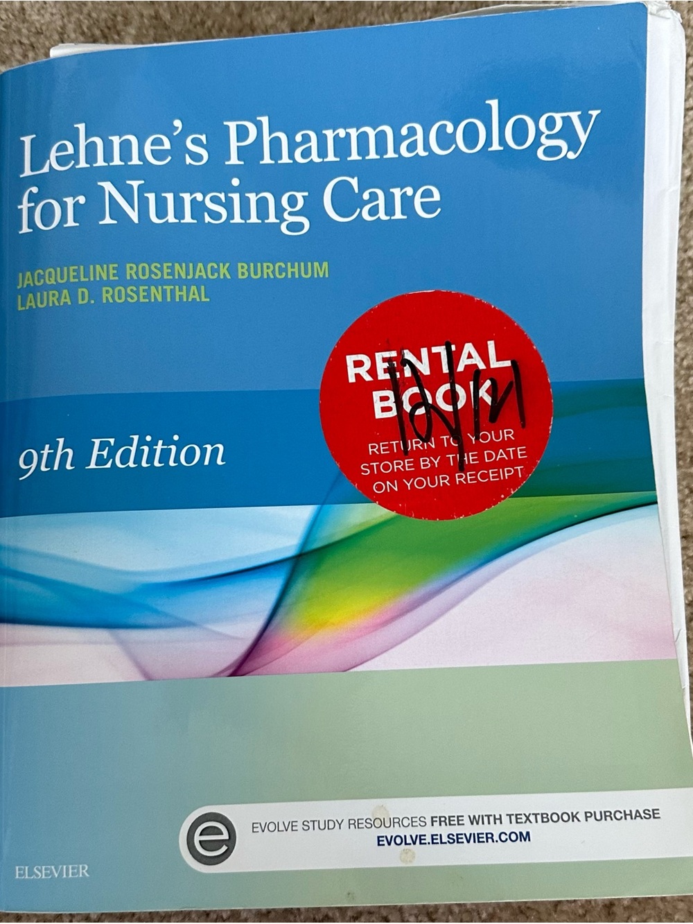 Lehne's Pharmacology for Nursing Care - Blue Nursing Textbook (9th Edition)